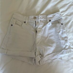 American Eagle Outfitters White Jean Shorts